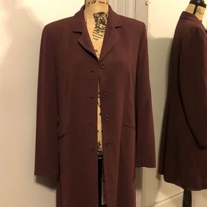 Women's Burgundy Blazer